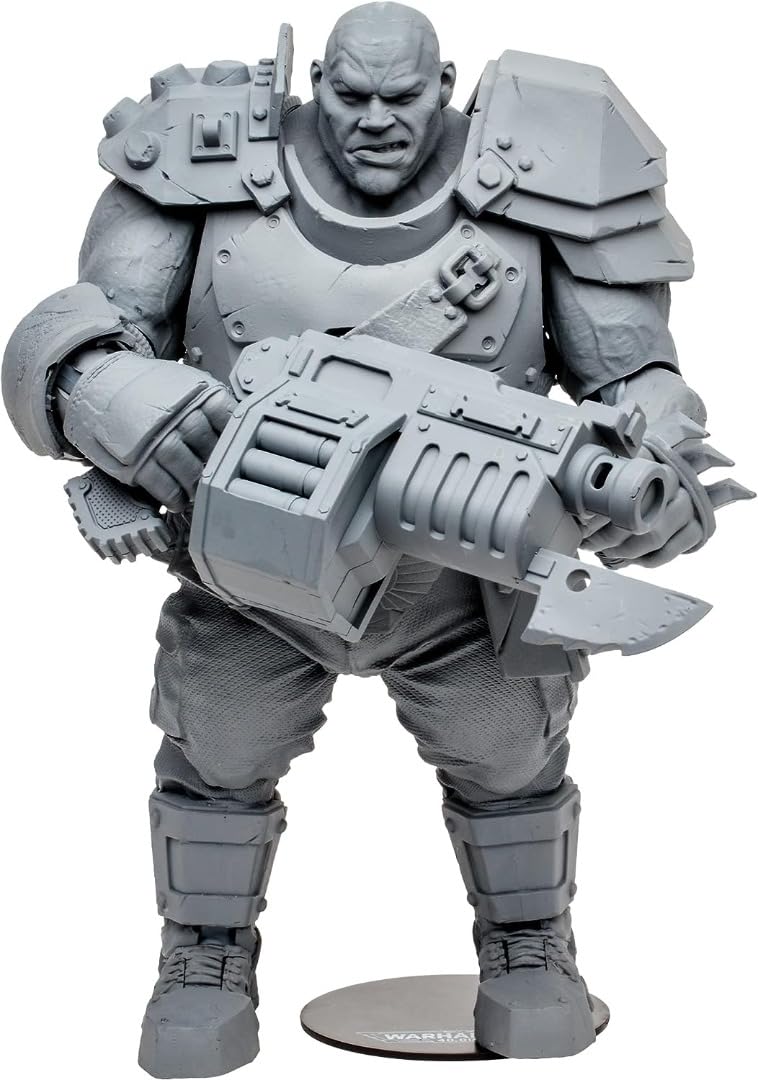 McFarlane Toys Ogryn Darktide Megafig in window box for display and customizing.