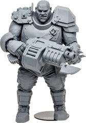 McFarlane Toys Ogryn Darktide Megafig in window box for display and customizing.