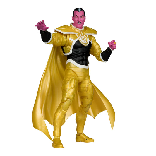 McFarlane Toys Sinestro Parallax front view for display and collection
