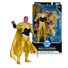 McFarlane Toys Sinestro Parallax display base supports stable posing