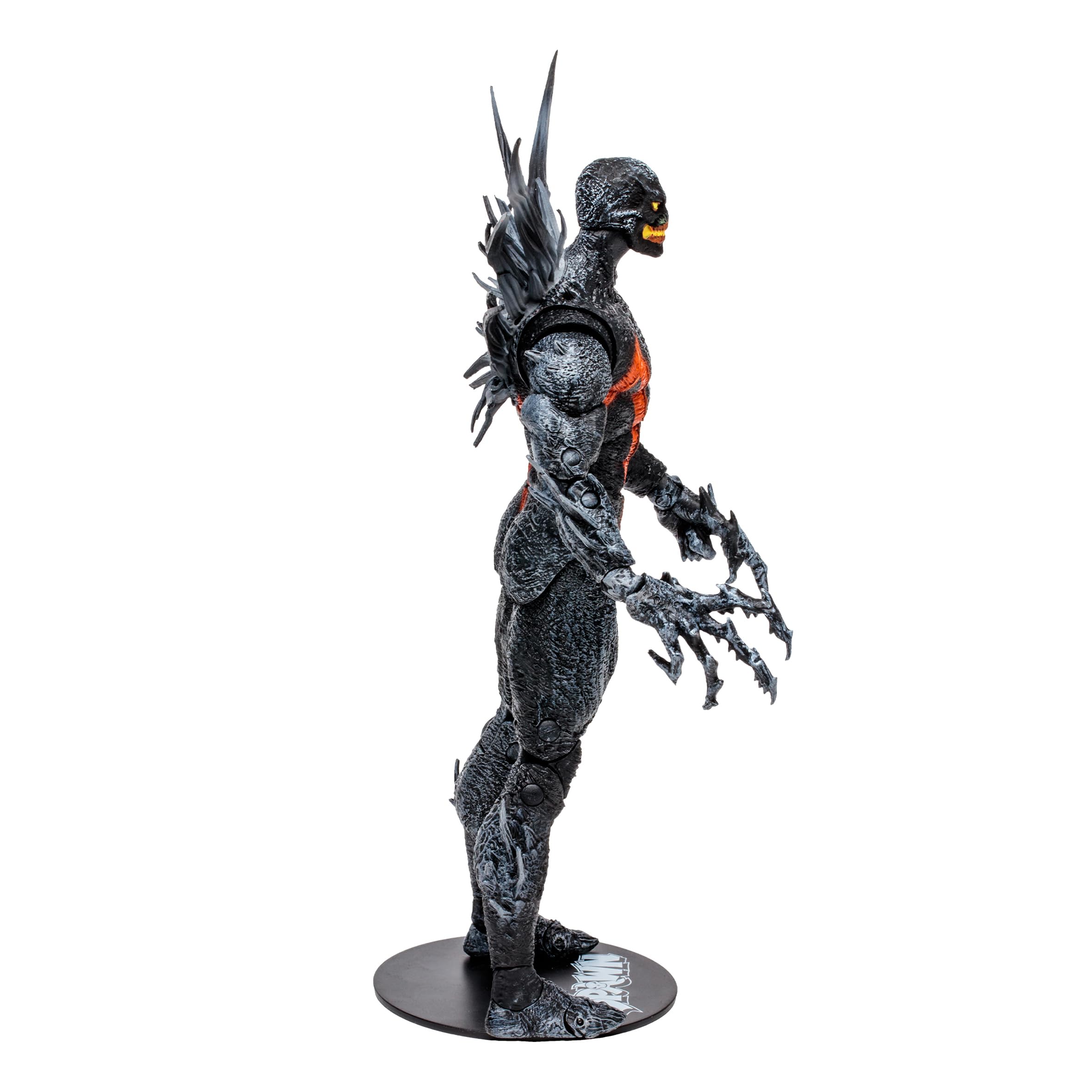 McFarlane Toys Spawn Plague includes alternate hands and base attachments.