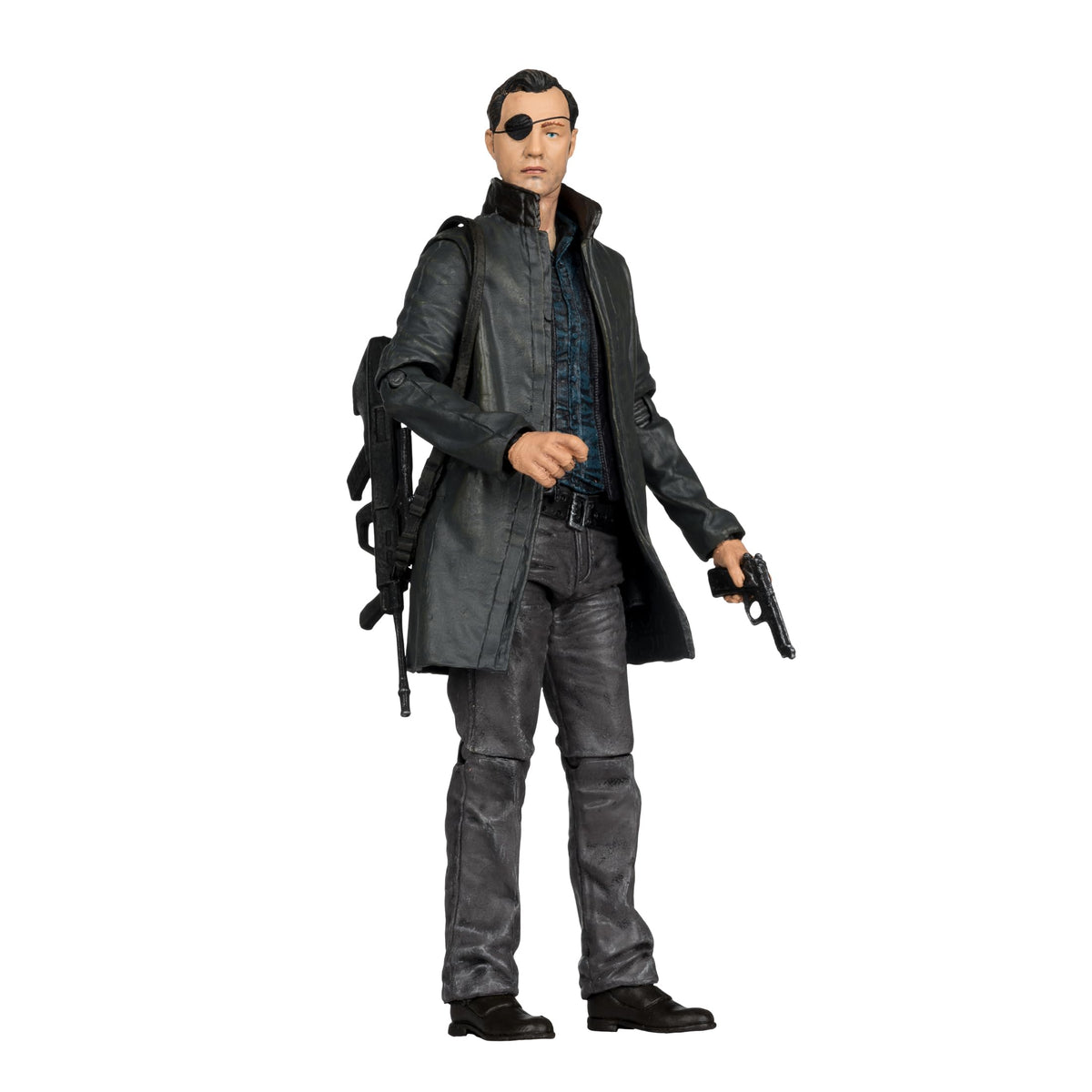 McFarlane Toys The Walking Dead Governor figure front view for dynamic display.