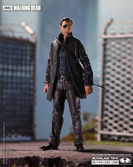 McFarlane Toys The Walking Dead Governor figure pose options showcase versatility.
