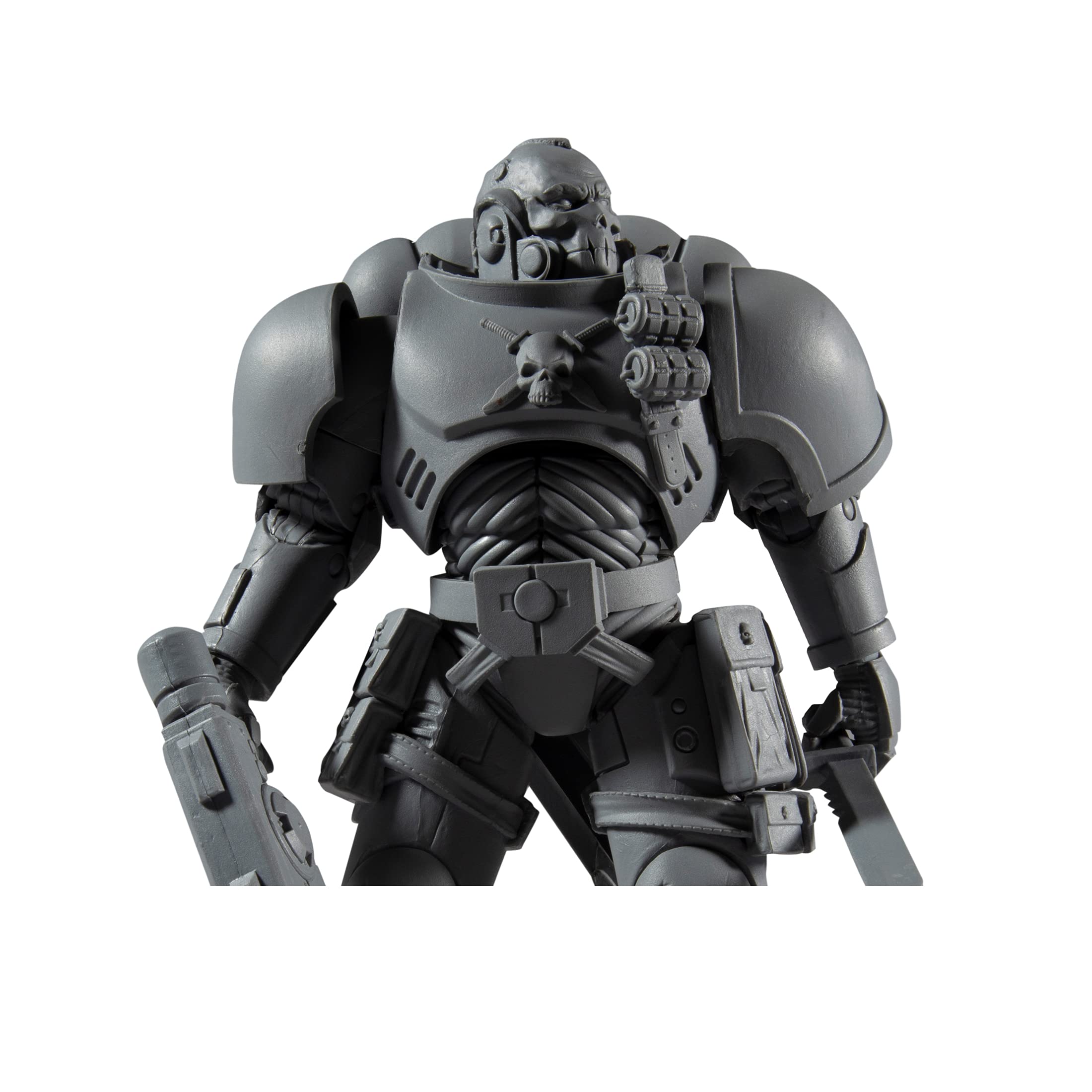 McFarlane Toys Warhammer 40,000 Reiver matte grey starter for painting.