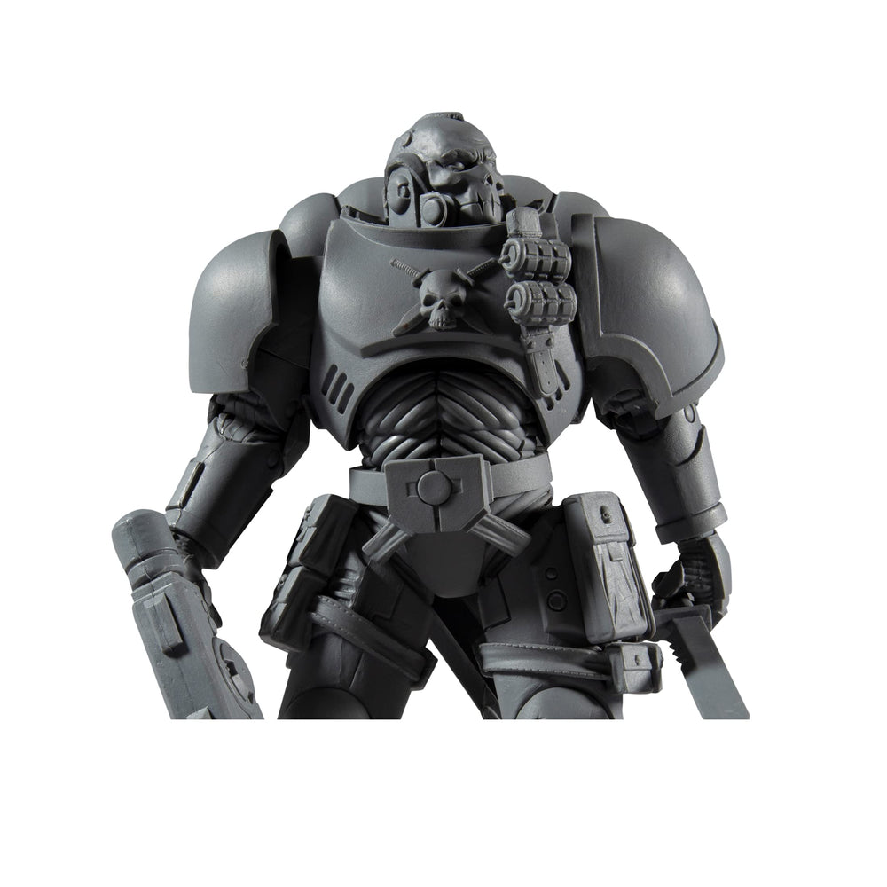 McFarlane Toys Warhammer 40,000 Reiver matte grey starter for painting.