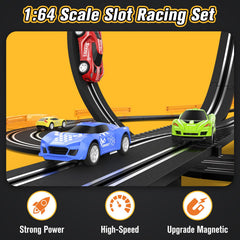 Mccreadee Slot Car Track circular overpass for dramatic elevation