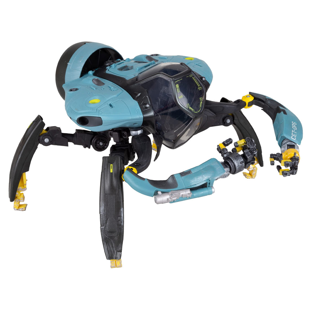 McFarlane Avatar CET-OPS Crabsuit detailed sculpt and deco for display quality.