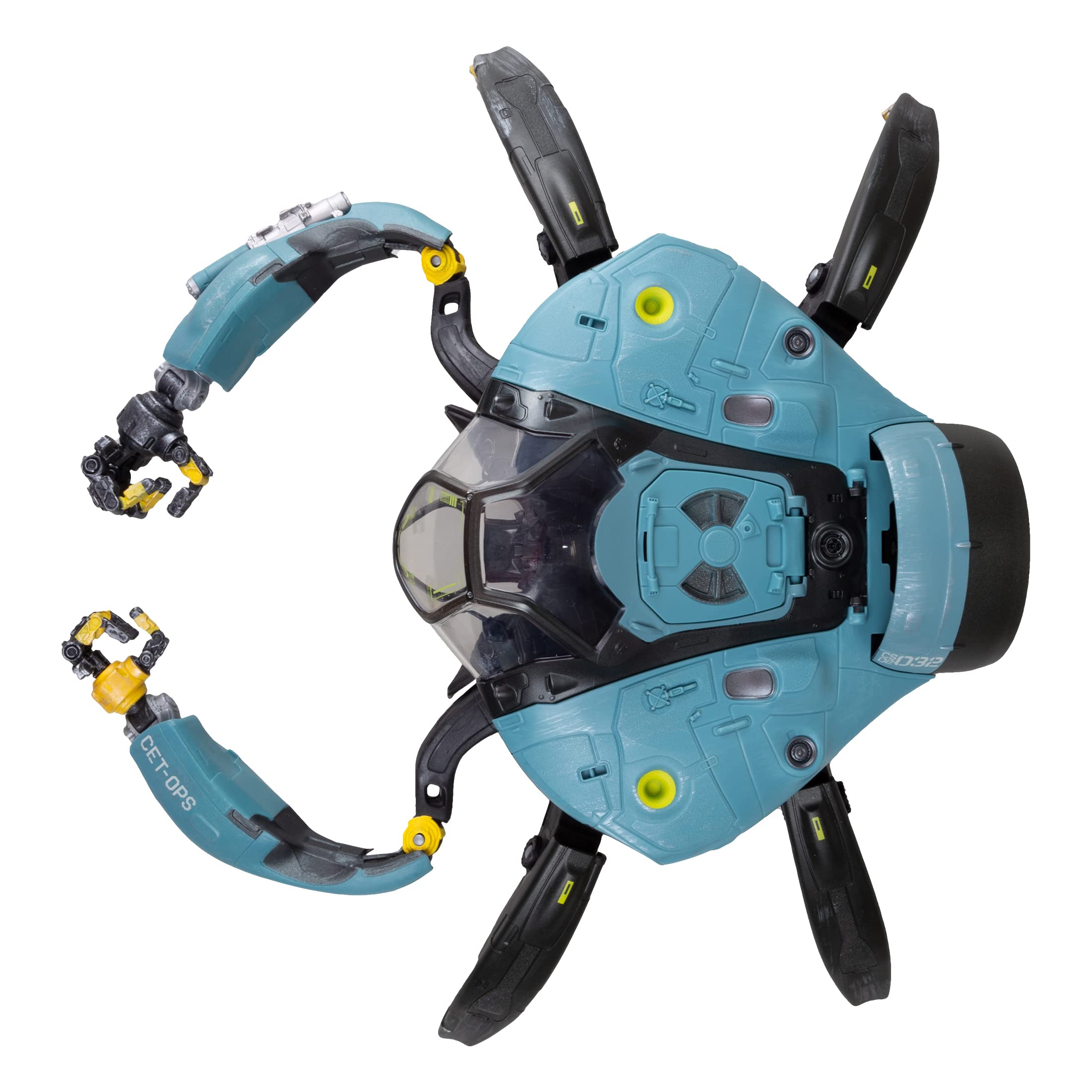 McFarlane Avatar CET-OPS Crabsuit showcased in movie-inspired packaging for display variety.