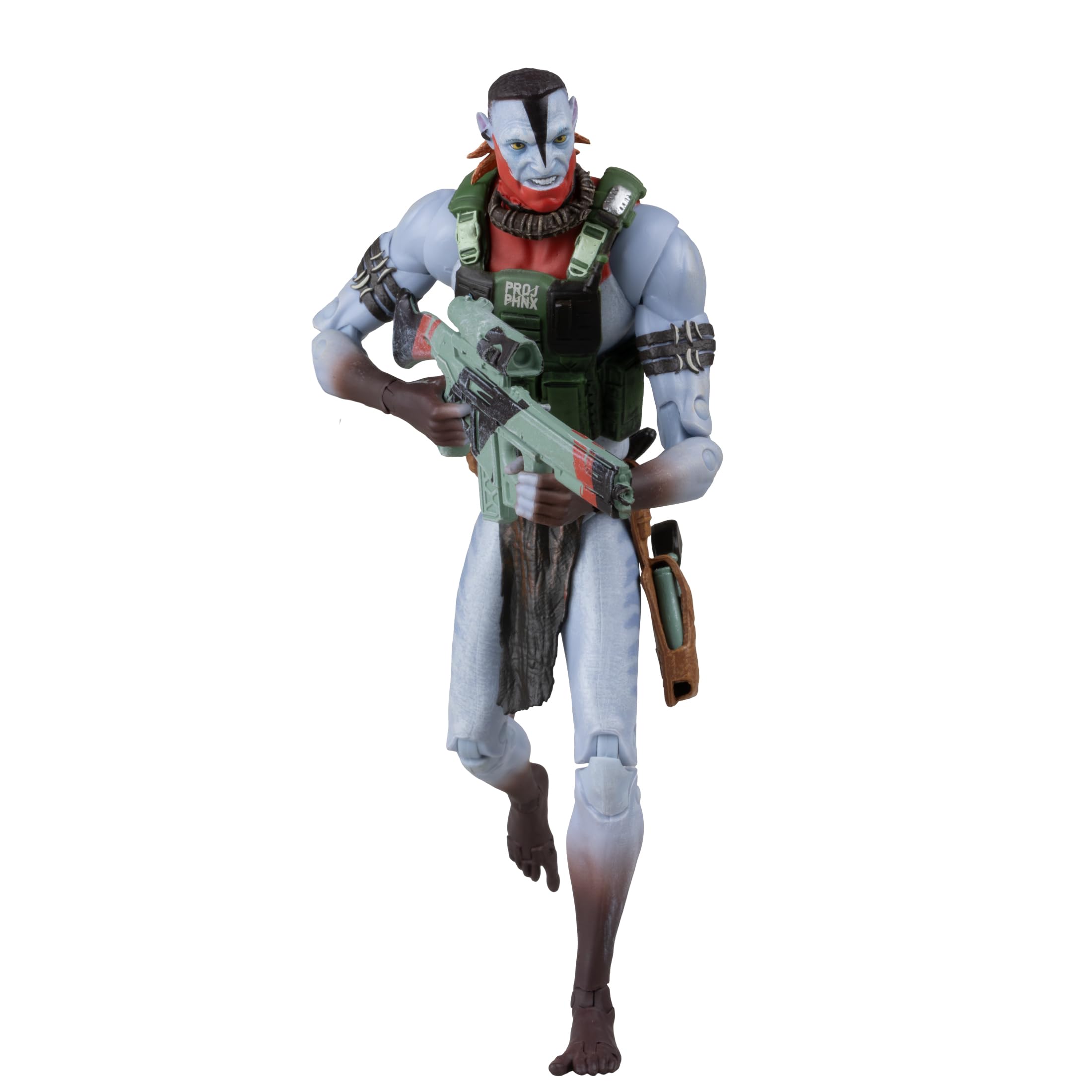McFarlane Avatar Fire and Ash Quaritch includes three handheld accessories for varied action.