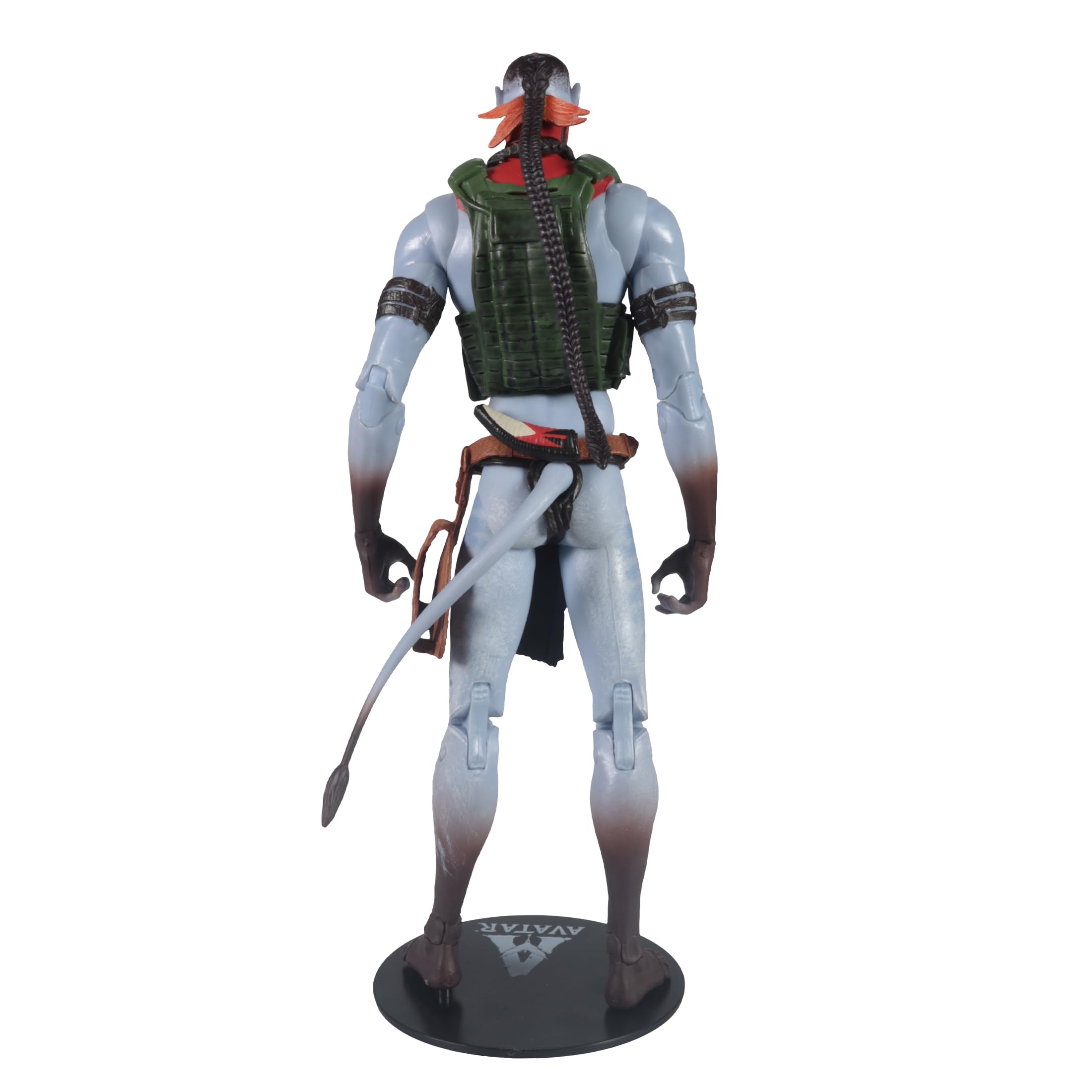 McFarlane Avatar Fire and Ash Quaritch alternate head portrait adds expressive display options.