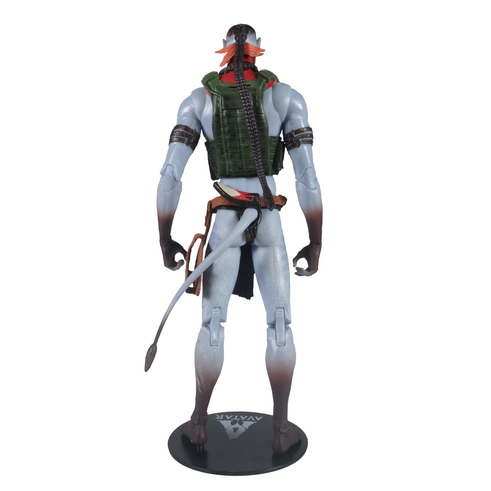 McFarlane Avatar Fire and Ash Quaritch alternate head portrait adds expressive display options.