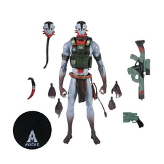 McFarlane Avatar Fire and Ash Quaritch four extra hands expand gesture possibilities.