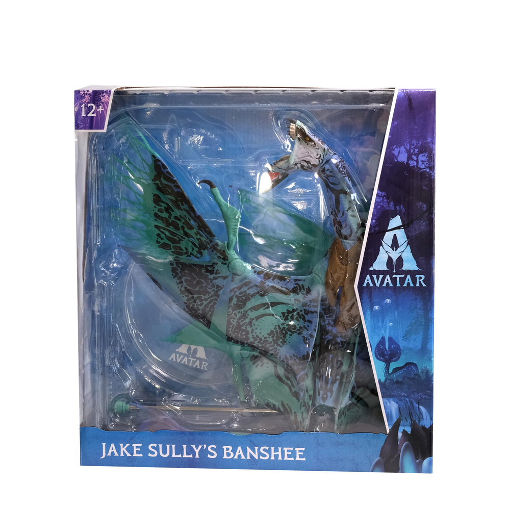 McFarlane Avatar Mega Banshee A1 wired tail and collector stand included.
