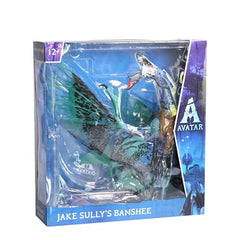 McFarlane Avatar Mega Banshee A1 articulated flight poses.
