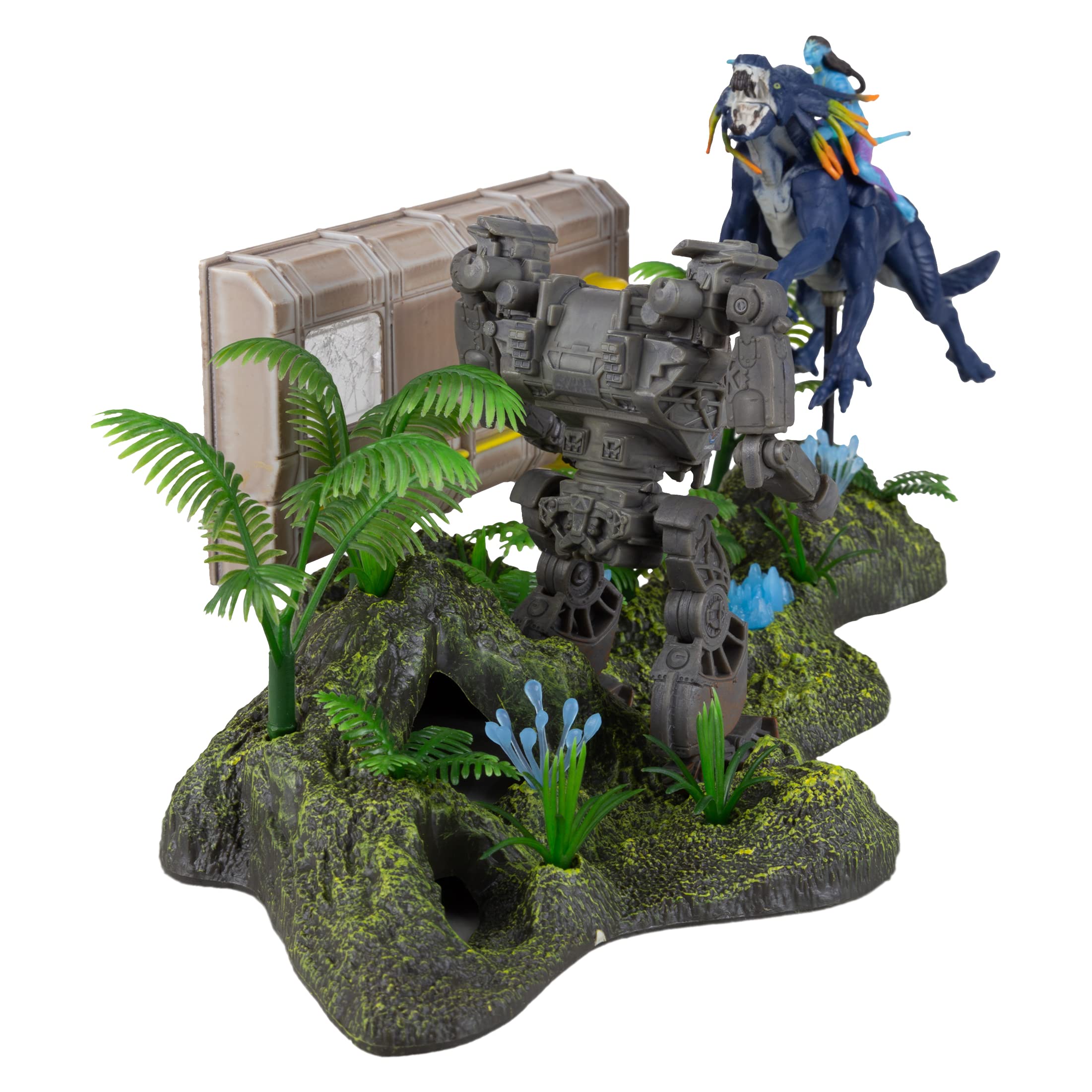 McFarlane Avatar Link Shack site battle scene for immersive play