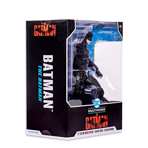 McFarlane Batman in movie-inspired styling enhances any shelf