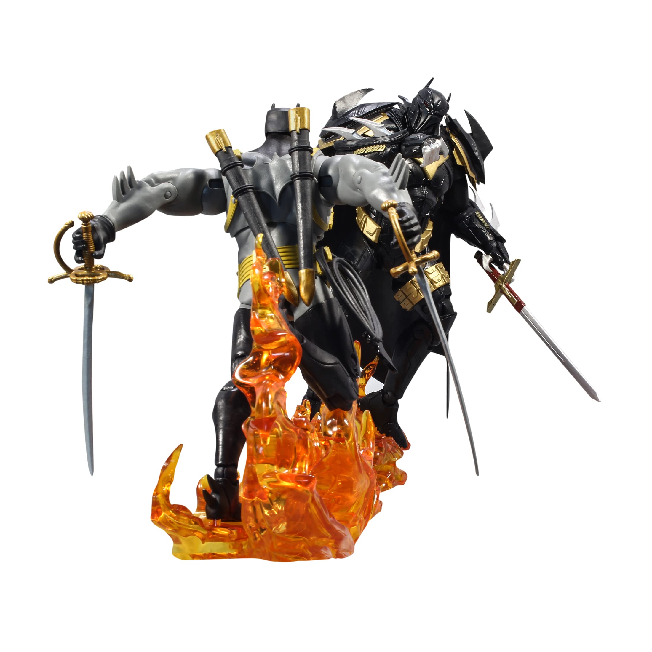 McFarlane Batman Batarang and rope accessory, action-ready pose ideas