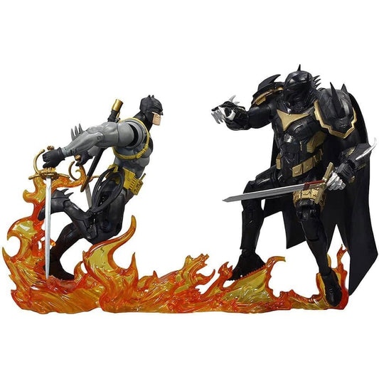 McFarlane Batman vs Azrael detailed sculpt close-up for collectors