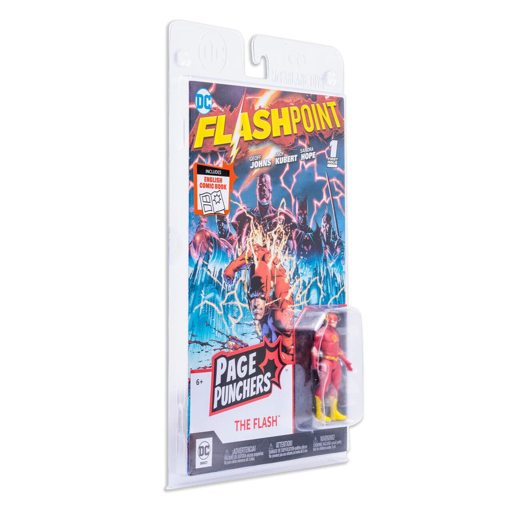 McFarlane Toys DC Direct The Flash Flashpoint blister packaging with comic reprint
