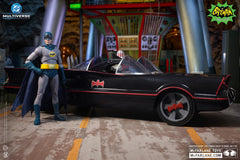 McFarlane Batmobile parachute button for cinematic action