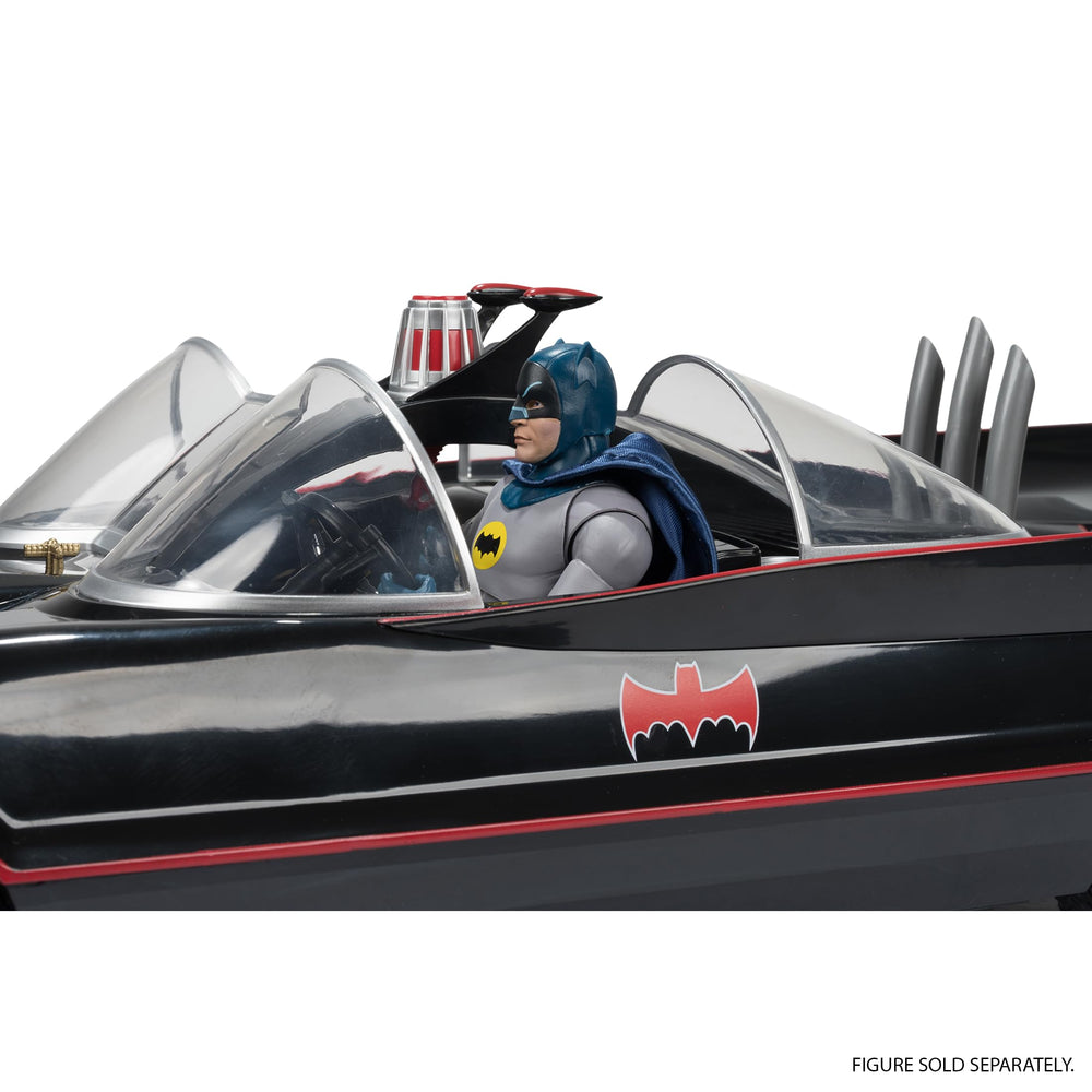 McFarlane Batmobile rolling wheels for smooth posing