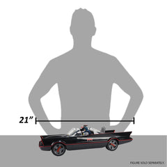McFarlane Batmobile rotating steering for authentic action