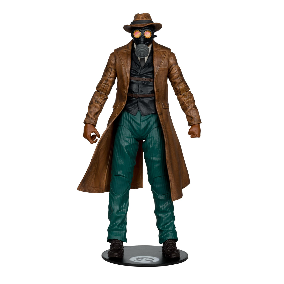 McFarlane DC Multiverse Sandman Wesley Dodds figure front view for display and posing