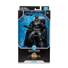 McFarlane Toys Batman art card back includes biography for lore fans.