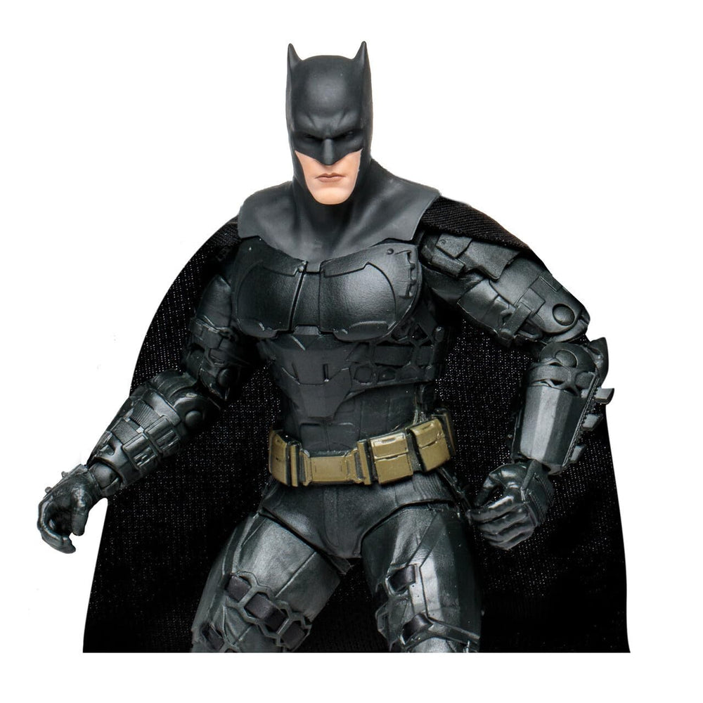McFarlane Toys Batman DC Multiverse side view shows dynamic profile.