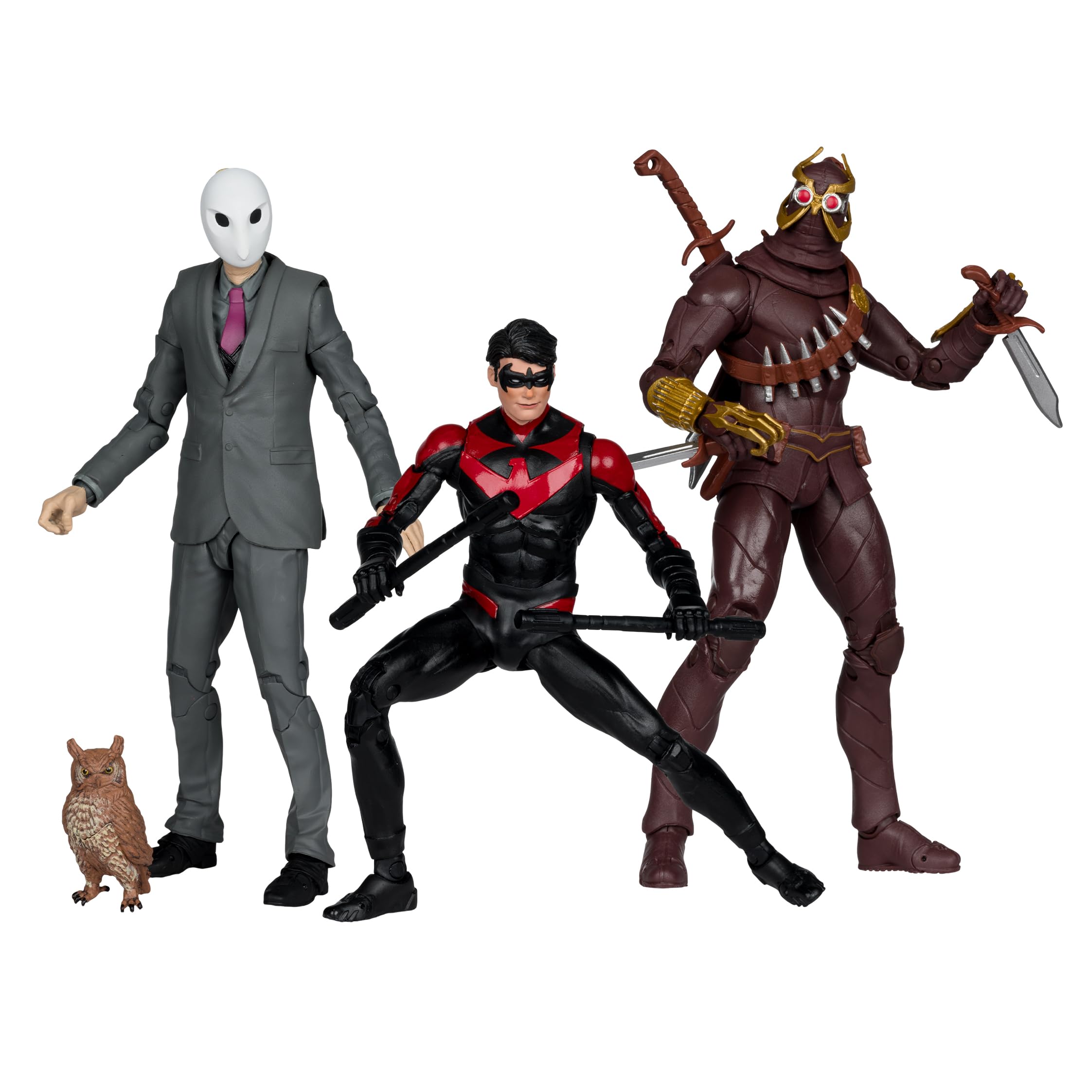 McFarlane Toys Nightwing 7in figure with dynamic poseability for display
