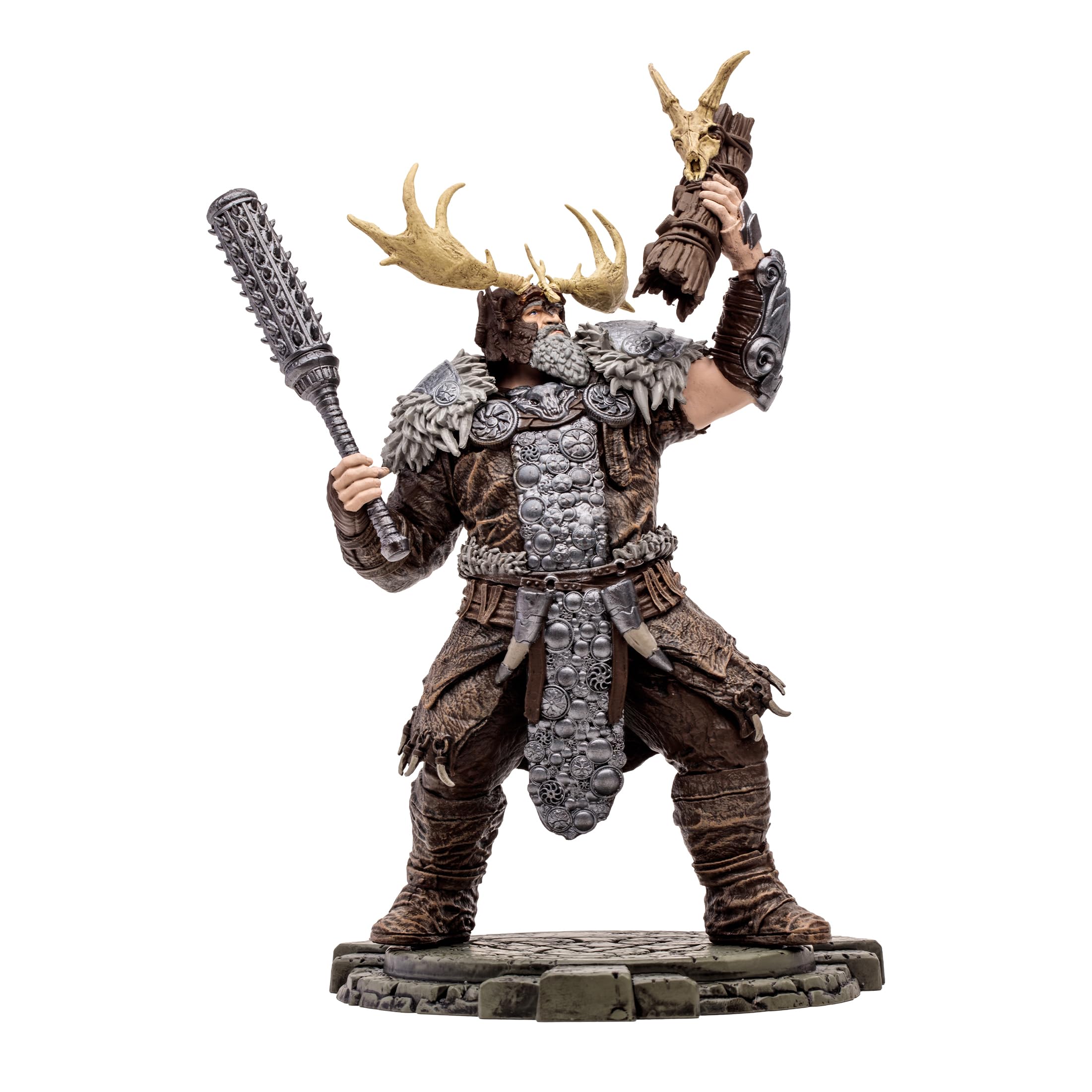 Three weapons included for McFarlane Druid display options