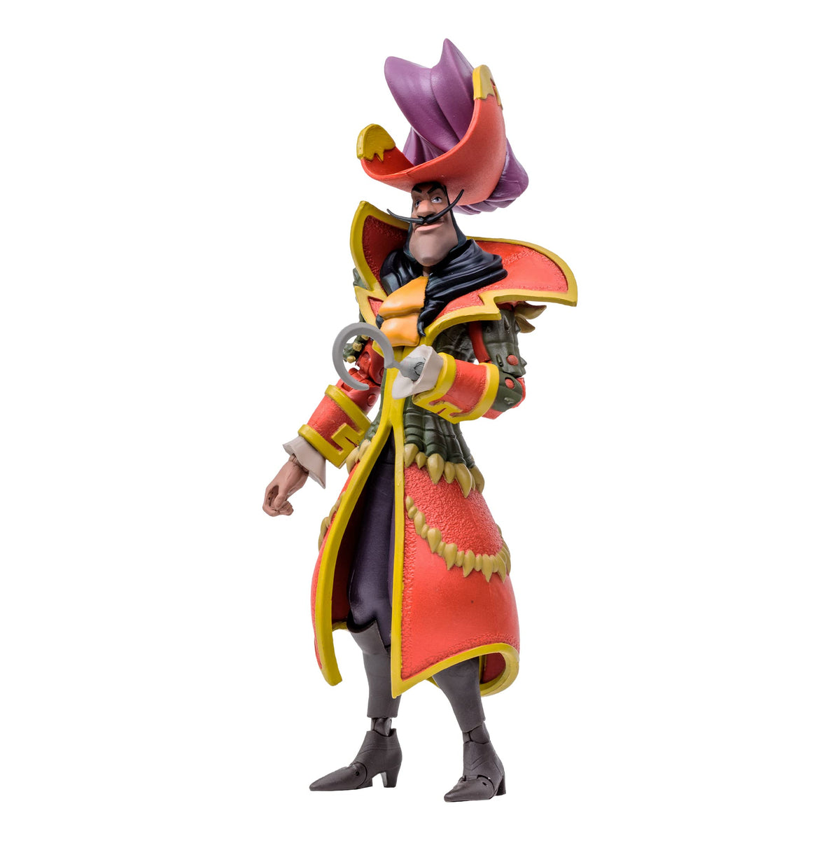 McFarlane Captain Hook 7” figure with detailed sculpt for display.
