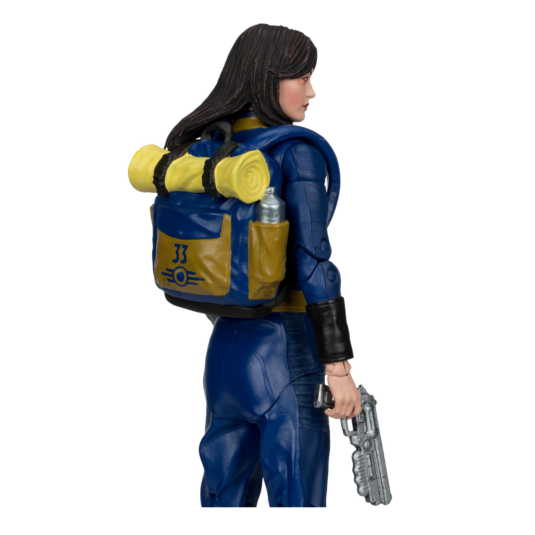 McFarlane Lucy deluxe included pistols enhances action-ready display setups