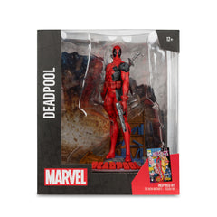 Display area suited for McFarlane Marvel collectibles alongside other figures.