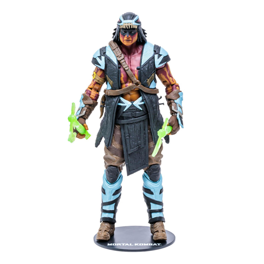 McFarlane Nightwolf 7-inch figure front view highlighting detailed sculpt and poseability