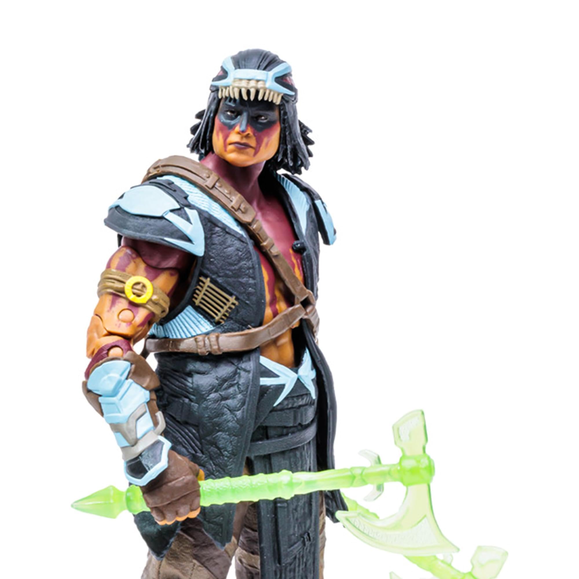 McFarlane Nightwolf Mortal Kombat window box packaging enhances collectible presentation
