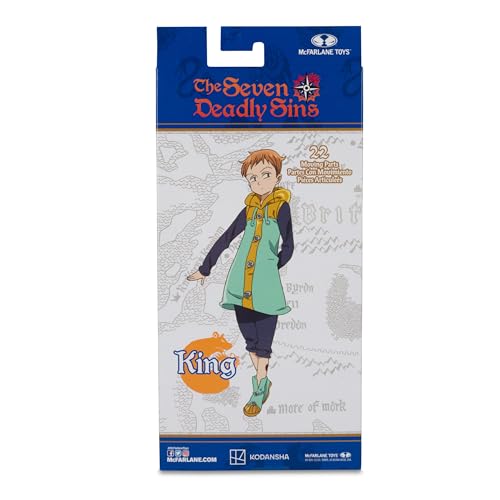 McFarlane King figure dynamic pose showcases full range of articulation