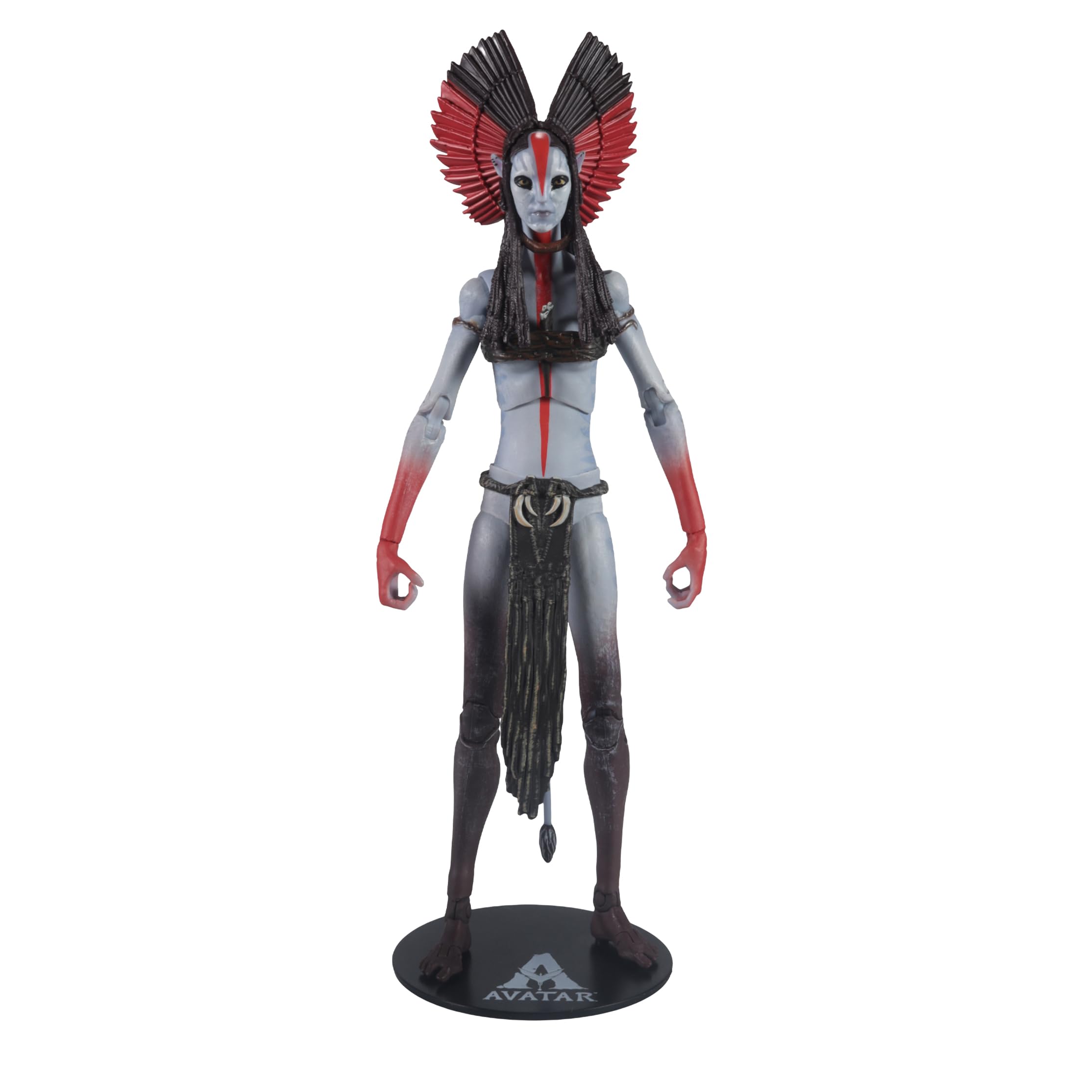 McFarlane Toys Avatar Fire and Ash Varang alt-head portrait enables dramatic display options