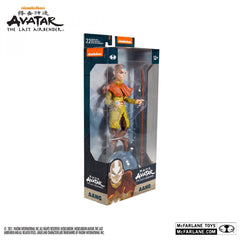 McFarlane Toys Aang 7-inch figure with Air Scooter for action display.