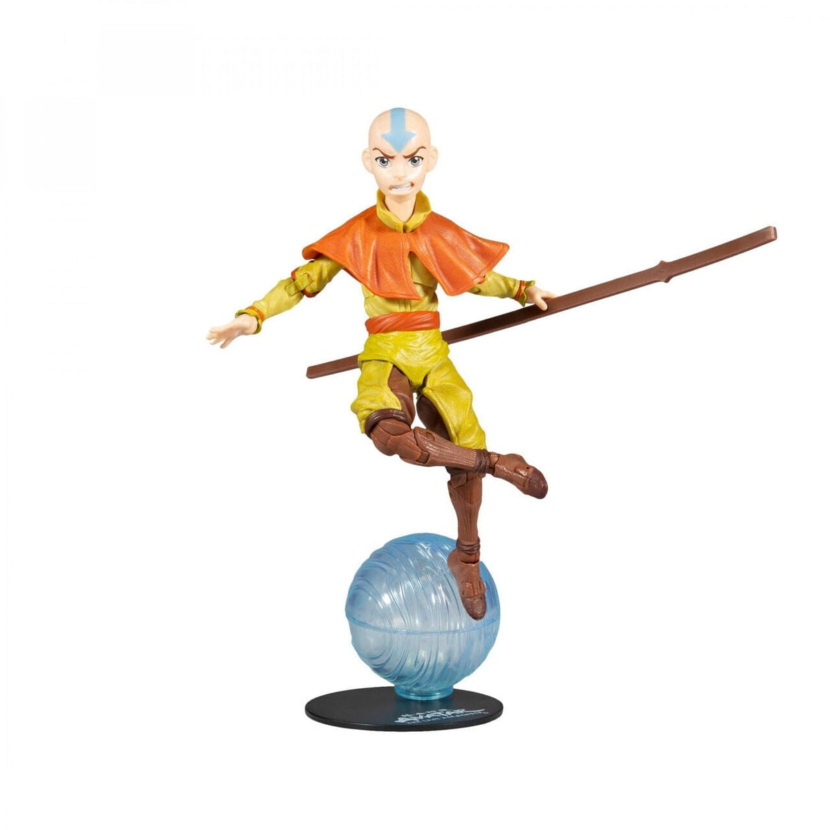 McFarlane Toys Aang 7-inch figure with staff for dynamic posing.