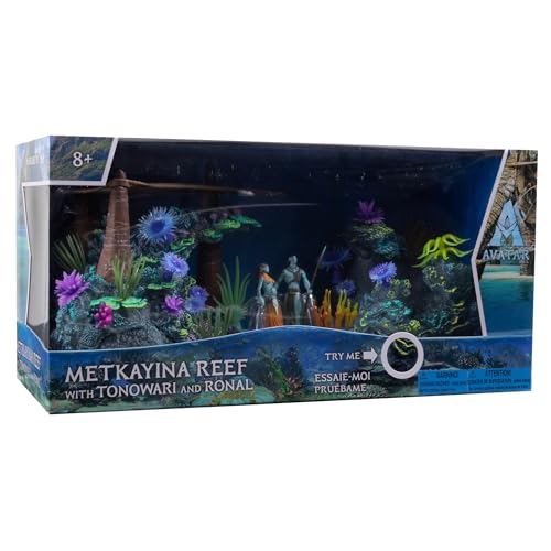 Metkayina reef bioluminescent display for low-light showcases.