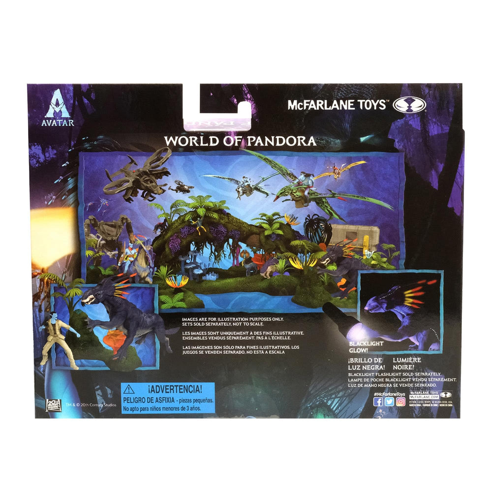 McFarlane Toys Avatar Pandora field mission scene ideal for dioramas.