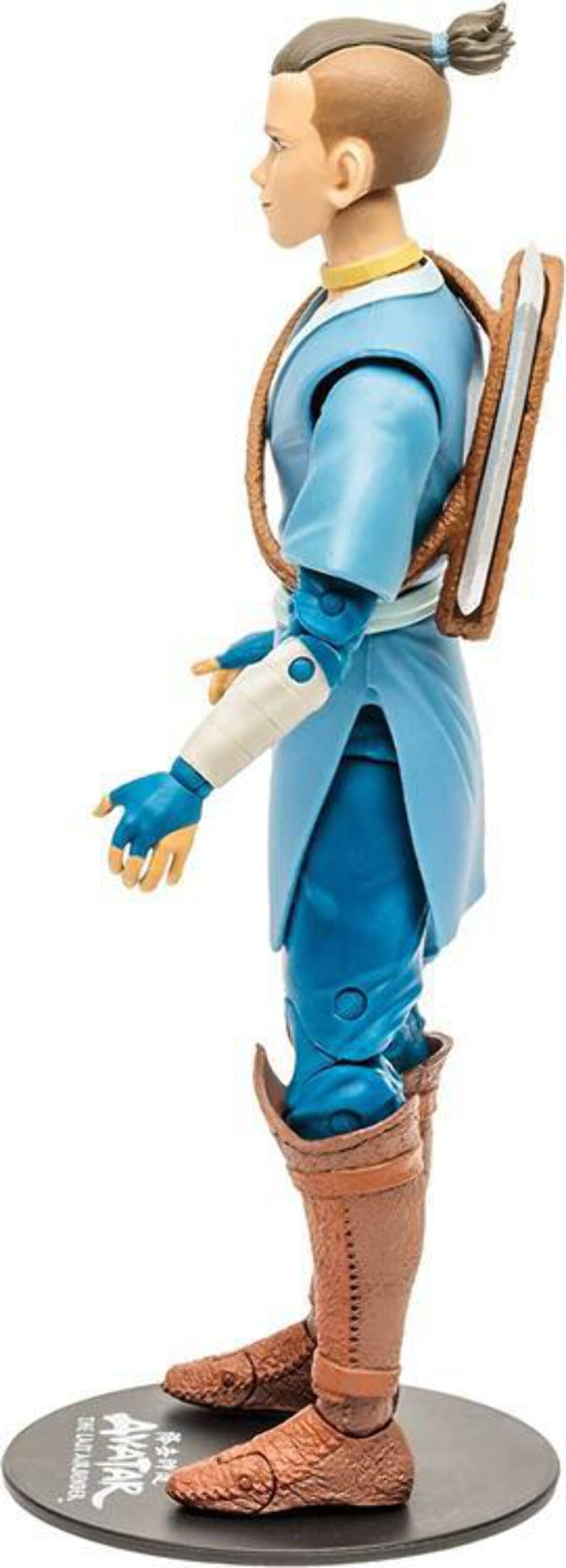 Sokka figure with machete enables dynamic diorama setups