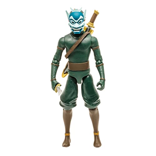 McFarlane Toys Blue Spirit Zuko detail adds depth to display.