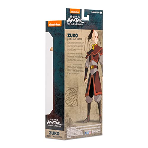 McFarlane Toys Avatar Zuko collection-ready display for shelves