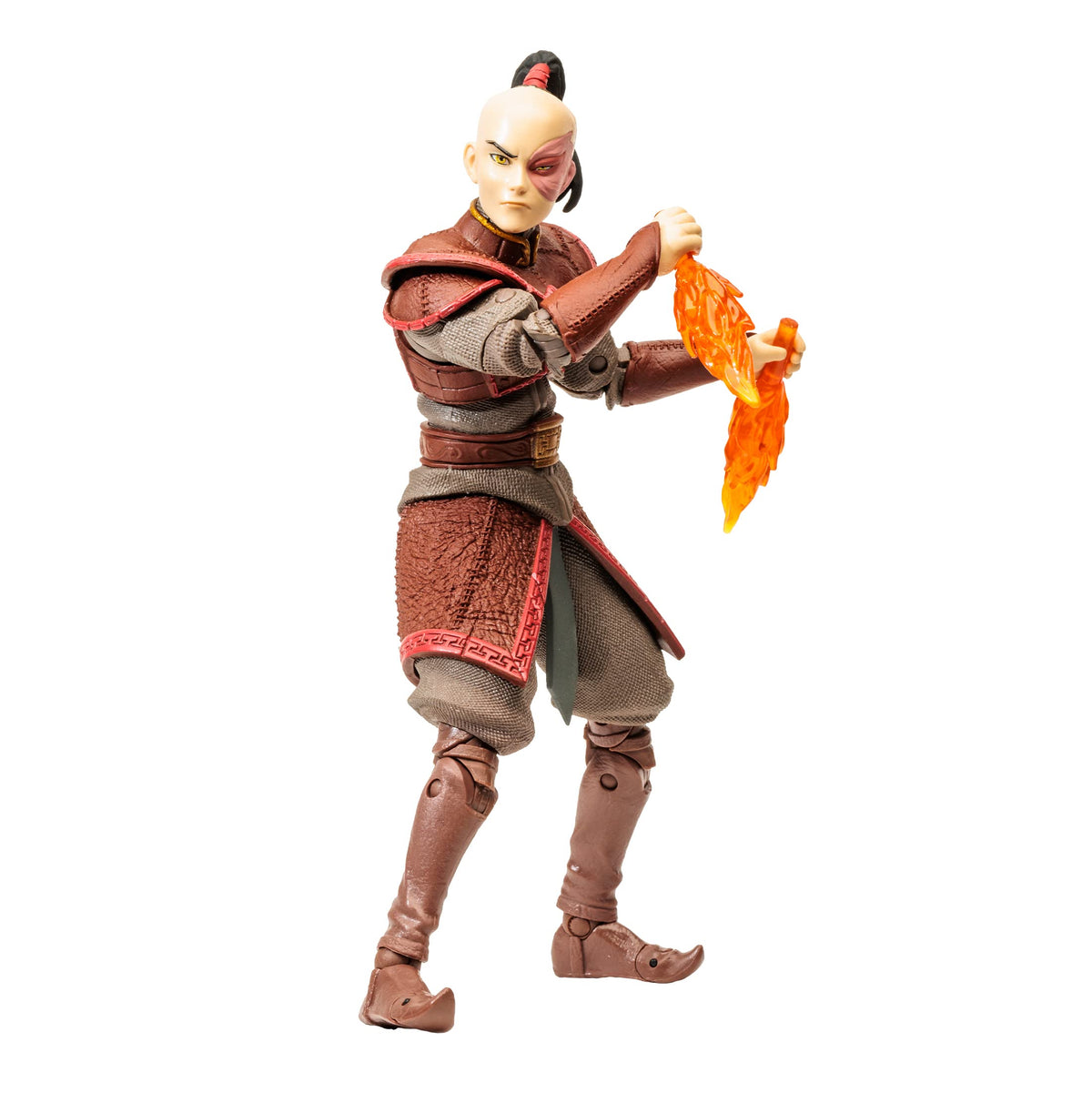 McFarlane Toys Avatar Zuko in Fire Nation uniform, display-ready pose for collections