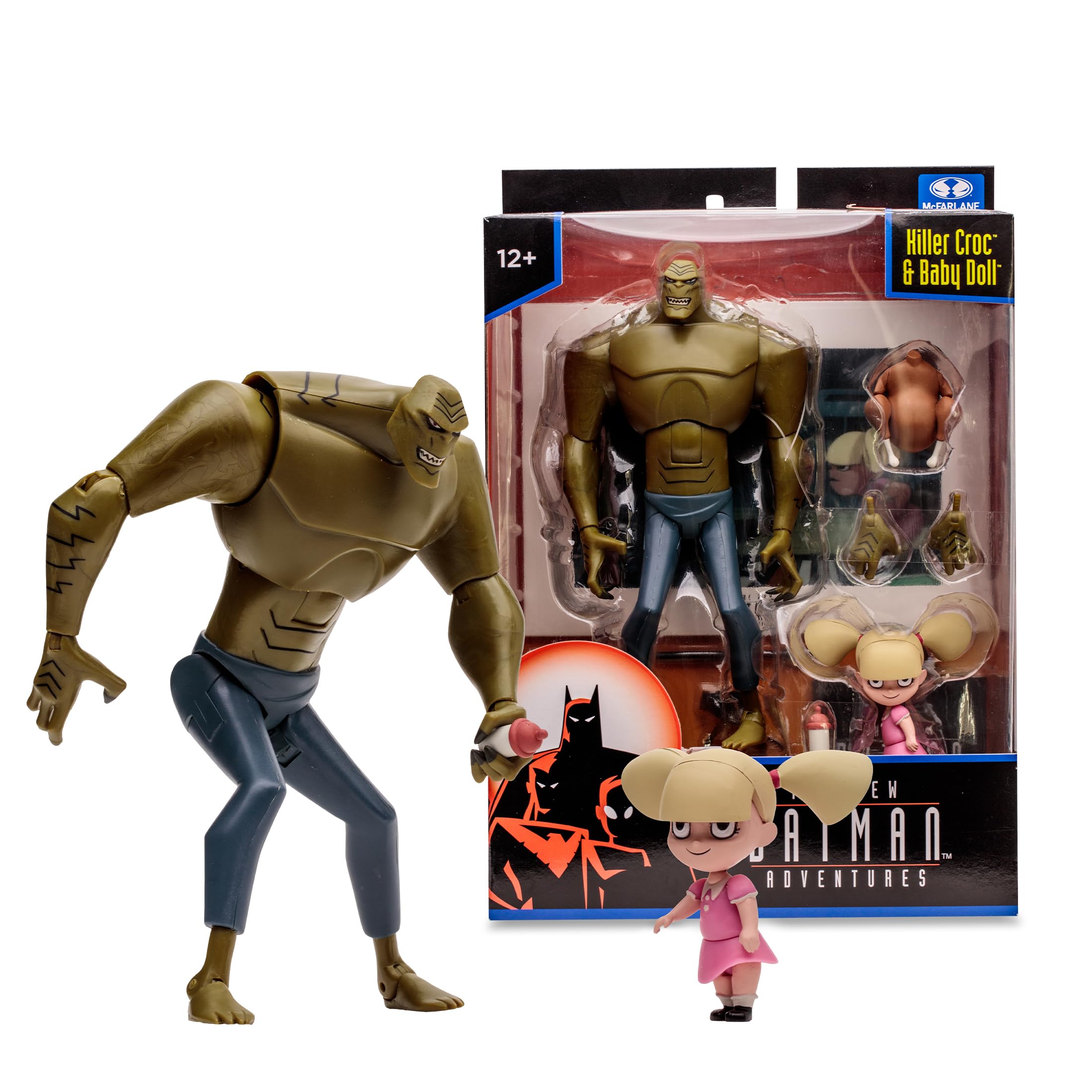 McFarlane Toys Baby Doll extra hands enable varied expressions.