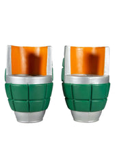 Eight-inch Bakugo grenadier bracers by McFarlane Toys project bold cosplay presence.