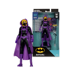 McFarlane Toys Batgirl batarang accessory for dynamic display setups.