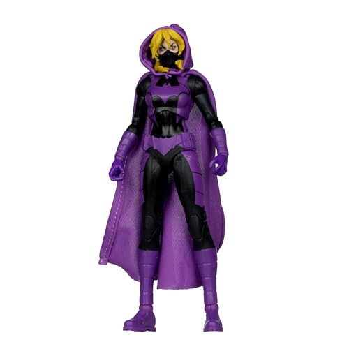 McFarlane Toys Batgirl back view shows cape flow and detailing.
